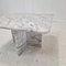 Mesa de centro italiana de mármol de Carrara, años 80, Imagen 11