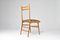 Vintage Italian Wooden Dining Chairs, 1950s, Set of 4 8