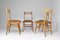 Chaises de Salle à Manger Vintage en Bois, Italie, 1950s, Set de 4 5