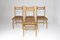 Vintage Italian Wooden Dining Chairs, 1950s, Set of 4 4