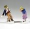 Meissen Jugendstil Schneeballwerfer & Mädchenfiguren von A. Koenig, 1910er, 2er Set 2