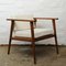 Vintage Teak and Boucle Angular Armchair, 1960s 17