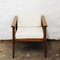 Vintage Teak and Boucle Angular Armchair, 1960s, Image 4