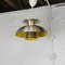 Vintage Scandinavian Pendant Lamp in Brass with Yellow Upper, 1970s 4