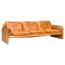 Cedar Leather Ds-61 Sofa from de Sede, 1972, Image 1