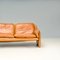 Cedar Leather Ds-61 Sofa from de Sede, 1972 5