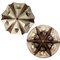 Star Lamps in Brown and Beige Ceramic, Germany, 1970s, Set of 2 16