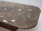 Vintage Ammonite and Silver Leaf Marble Resin Coffee Table, 1970s, Image 5