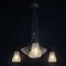 Lámpara colgante Art Déco de Dégue, años 30, Imagen 6