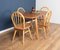 Model 383 Dining Table and Windsor Kitchen Dining Chairs by Lucian Ercolani for Ercol, Set of 5 8