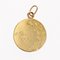 20th Century 18 Karat Yellow Gold Christ Medal Pendant from E Dropsy, Image 9