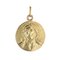 Colgante con medalla de Cristo de oro amarillo de 18 kt, siglo XX de E Dropsy, Imagen 1