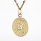 20th Century 18 Karat Yellow Gold Christ Medal Pendant from E Dropsy 5