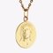 20th Century 18 Karat Yellow Gold Christ Medal Pendant from E Dropsy 4