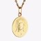 Colgante con medalla de Cristo de oro amarillo de 18 kt, siglo XX de E Dropsy, Imagen 4