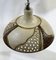 Lámpara colgante escandinava Mid-Century moderna de cerámica, años 60, Imagen 4