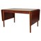 Swedish Modern Teak and Beech Dining Table or Desk attributed to Nils Jonsson for Hugo Troeds, 1960s 1