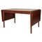 Swedish Modern Teak and Beech Dining Table or Desk attributed to Nils Jonsson for Hugo Troeds, 1960s, Image 1