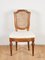 Vintage Cream & Brown Braided Chair, Image 1