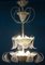 Art Deco Ninfea Murano Glass Chandelier attributed to Barovier Italy, 1940s, Image 11