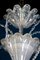 Lámpara de araña Ninfea Art Déco de cristal de Murano atribuida a Barovier Italy, años 40, Imagen 4