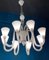 Art Deco Murano Glass Chandelier attributed to Venini, 1940s 15