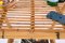 Tavolino Costa Azzurra in vimini, bambù e vimini, Italia, anni '60, Immagine 15