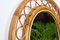French Riviera Arc Mirror in Rattan, Wicker and Bamboo, Italy, 1960s 5