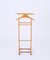 Mid-Century Valet Stand in Beechwood and Brass by Fratelli Reguitti, Italy, 1960s, Image 6