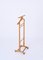 Mid-Century Valet Stand in Beechwood and Brass by Fratelli Reguitti, Italy, 1960s, Image 12