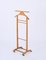 Mid-Century Valet Stand in Beechwood and Brass by Fratelli Reguitti, Italy, 1960s, Image 8