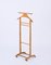 Mid-Century Valet Stand in Beechwood and Brass by Fratelli Reguitti, Italy, 1960s, Image 2