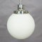 Bauhaus Pendant Light with Opaline Glass Shade, 1920s 3