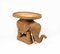 Table Basse Elephant en Rotin et Osier dans le style de Vivai Del Sud, Italie, 1960s 3