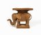 Mesa de centro Elephant de ratán y mimbre al estilo de Vivai Del Sud, Italia, años 60, Imagen 6