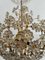 Lámpara de araña Floreal de cristal de Murano brillante, años 80, Imagen 6