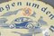 VW Beetle Enamel Sign, 1930s 3