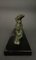 Art Deco Greyhound Statue in Bronze on Black Marble Carrier 4