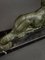 Art Deco Greyhound Statue in Bronze on Black Marble Carrier 10