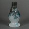 Vase in Glass Paste with Foot Shower Floral Decor by Muller Frères Lunéville 3