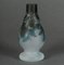 Vase aus Glaspaste mit Blumendekor für Fußdusche von Muller Frères Lunéville 2