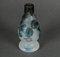 Vase in Glass Paste with Foot Shower Floral Decor by Muller Frères Lunéville 6