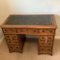 Small Mahogany Pedestal Desk, 1880s 1