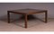Table Basse Carrée Vintage en Noyer Teint 3