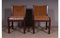 Stühle aus Buchenholz und Samt, 2er Set 2
