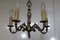 Vintage Bronze Chandelier, 1960s 5