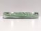 Cenicero vintage de vidrio esmerilado verde Nilo atribuido a Max Ingrand para Fontana Arte, Italia, Imagen 8