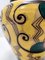 Futurist Yellow Glazed Earthenware Vase with Floral Motifs, Italy, 1920s, Image 9