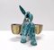 Hand-Painted Earthenware Figural Donkey Table Salt Cellar and Pepper Mill, Italy, 1983 11