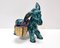 Hand-Painted Earthenware Figural Donkey Table Salt Cellar and Pepper Mill, Italy, 1983, Image 2